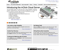 Tablet Screenshot of inclick.net